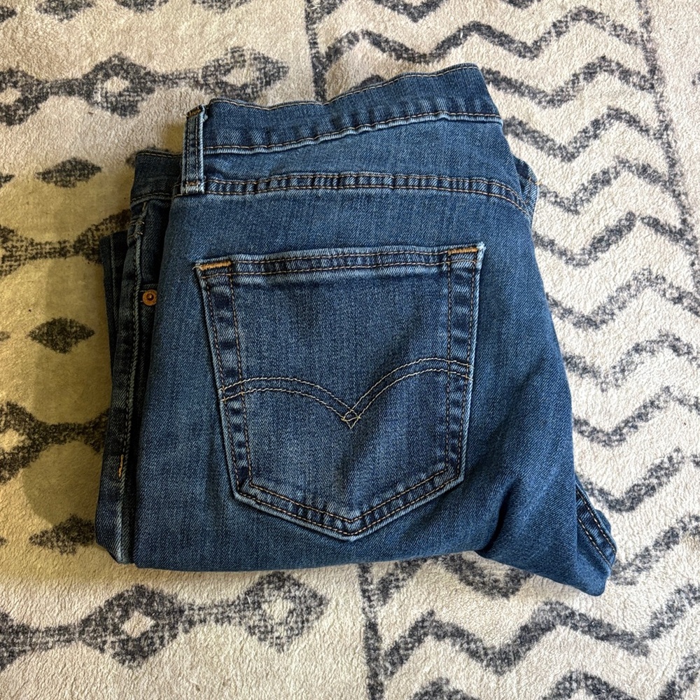 Men’s Blue Denim Jeans - Classic Mid Wash
